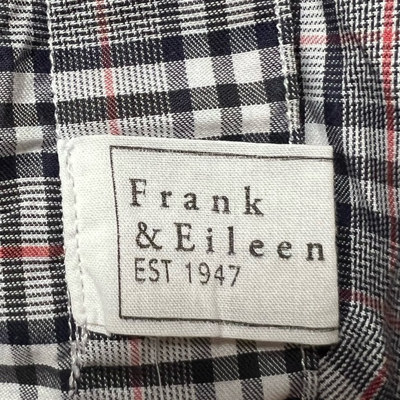 $238 Frank and Eileen Barry Plaid Button Down Runs Small!! - Picture 5 of 5